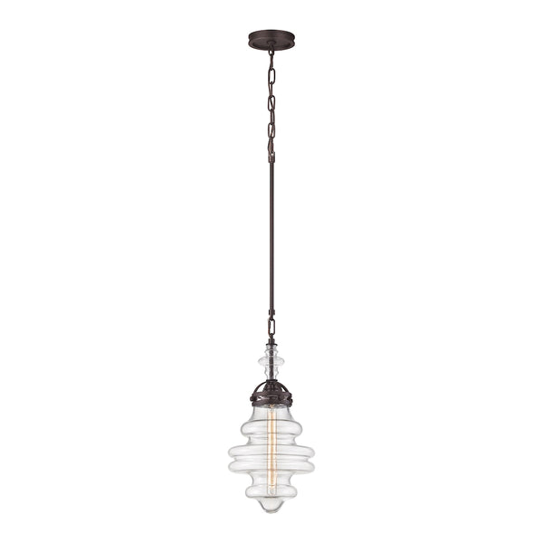 Gramercy 1 Light Pendant In Oil Rubbed Bronze