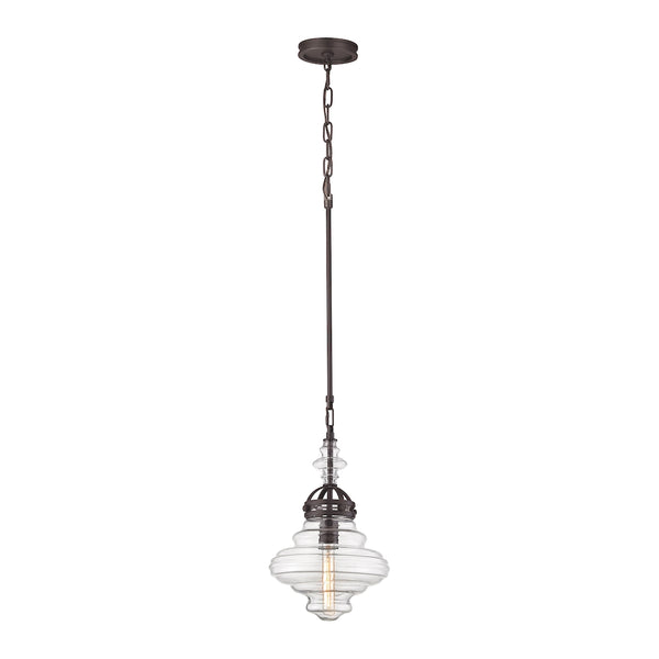 Gramercy 1 Light Pendant In Oil Rubbed Bronze