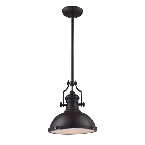 Chadwick 1 Light Pendant In Oiled Bronze