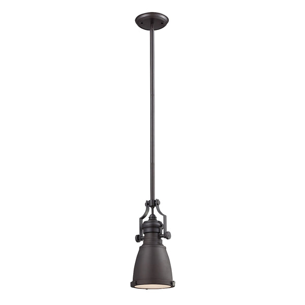 Chadwick 1 Light Pendant In Oiled Bronze