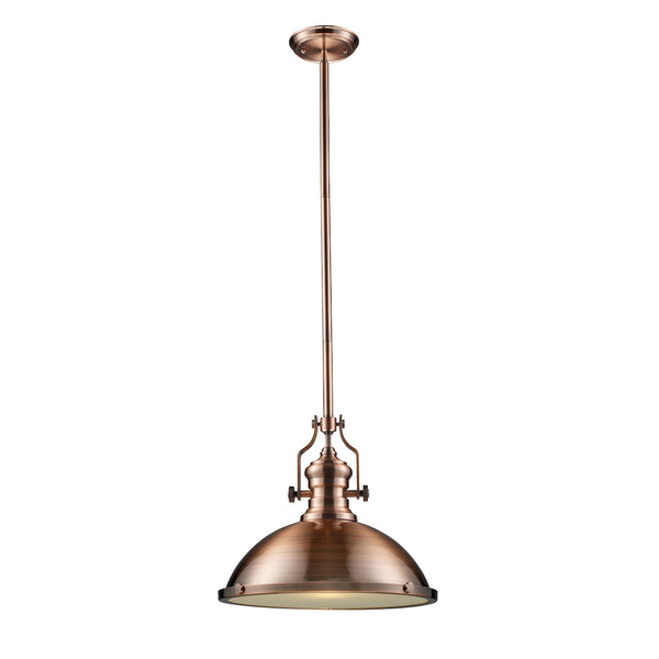 Chadwick 1 Light Pendant In Antique Copper