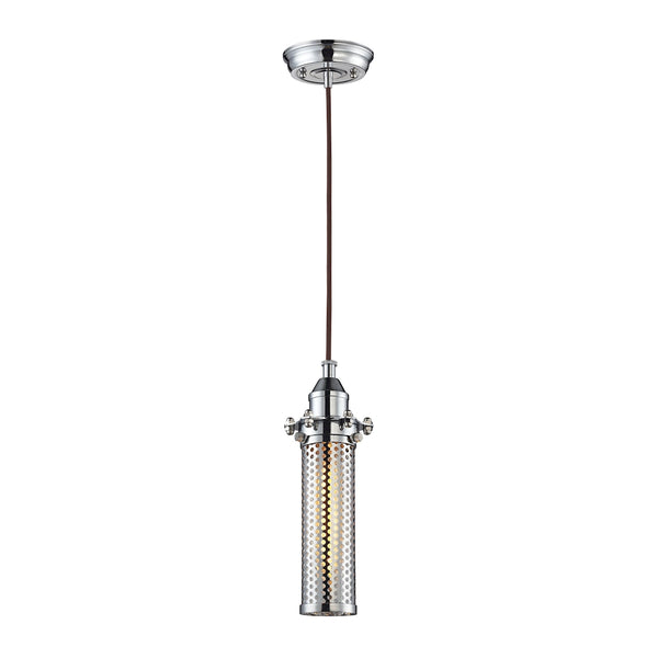 Fulton 1 Light Pendant In Polished Chrome
