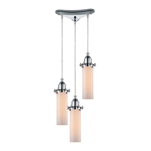 Fulton 3 Light Pendant In Polished Chrome