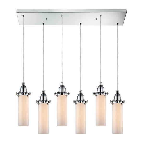 Fulton 6 Light Pendant In Polished Chrome