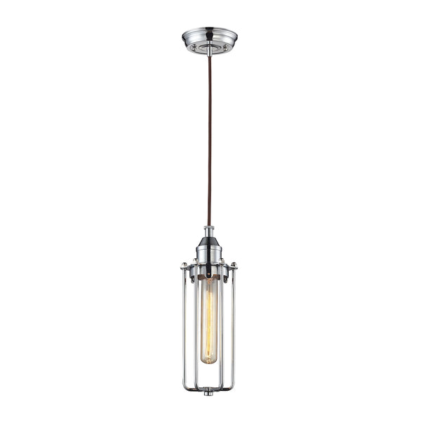 Fulton 1 Light Pendant In Polished Chrome