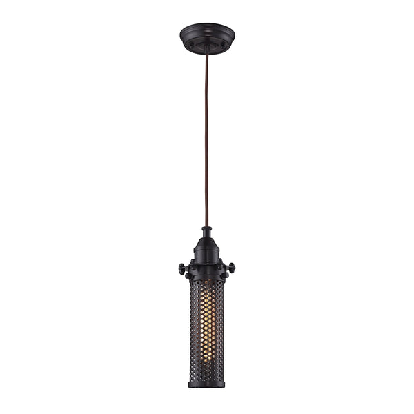 Fulton 1 Light Pendant In Oil Rubbed Bronze