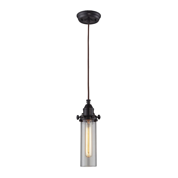 Fulton 1 Light Pendant In Oil Rubbed Bronze