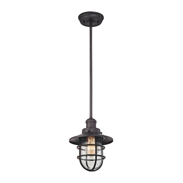 Seaport 1 Light Pendant In Oil Rubbed Bronze