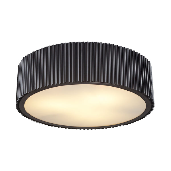 Brendon 3 Light Flushmount In Oil Rubbed Bronze
