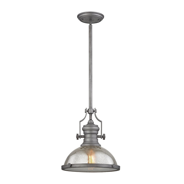 Chadwick 1 Light Pendant In Weathered Zinc