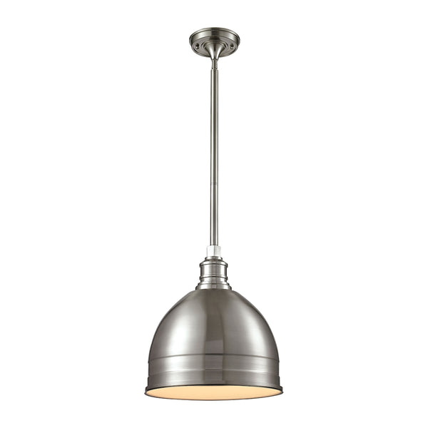 Carolton 1 Light Pendant In Brushed Nickel