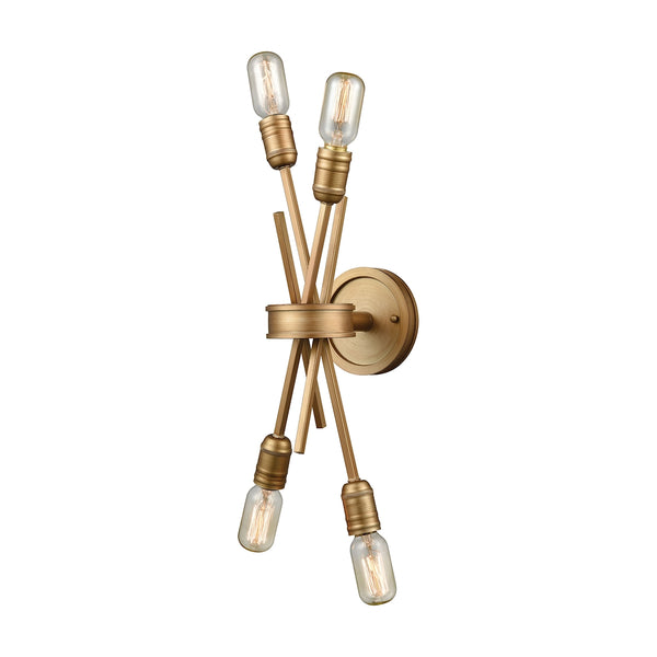 Xenia 2 Light Wall Sconce In Matte Gold