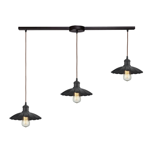 Corrine 3 Light Pendant In Oil Rubbed Bronze