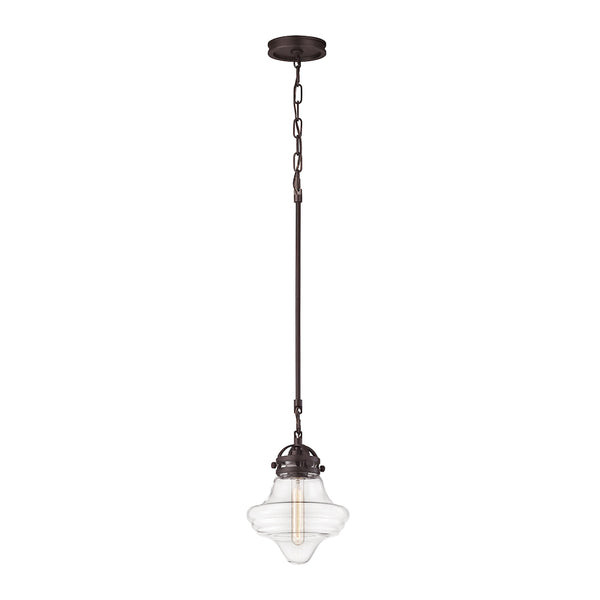 Gramercy 1 Light Pendant In Oil Rubbed Bronze