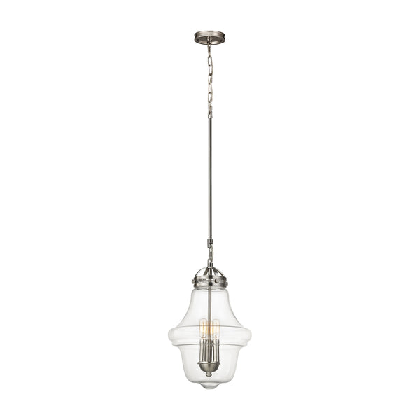 Gramercy 1 Light Pendant In Satin Nickel
