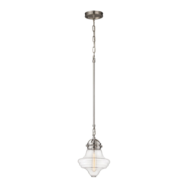 Gramercy 1 Light Pendant In Satin Nickel