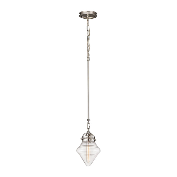 Gramercy 1 Light Pendant In Satin Nickel