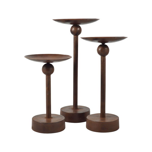 Laredo Set of 3 Pillar Holders