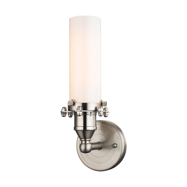 Fulton 1 Light Wall Sconce In Satin Nickel