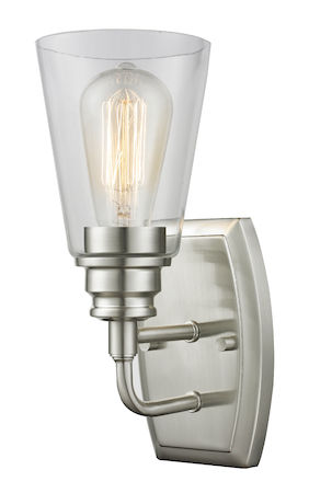 Z-Lite Annora 1 Light Wall Sconce 428-1S-BN
