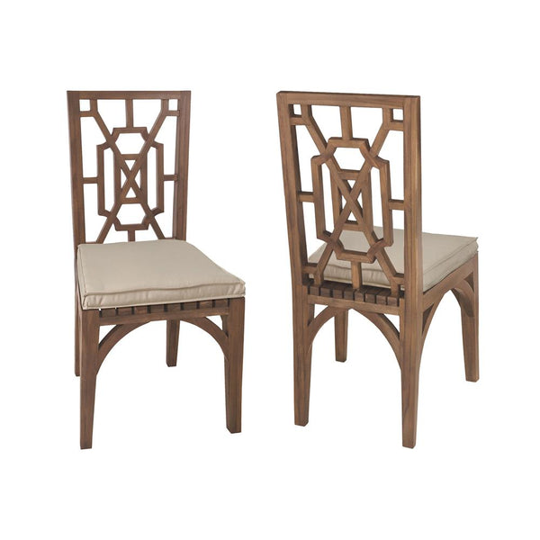 Teak Garden Dining Chairs In Euro Teak Oil