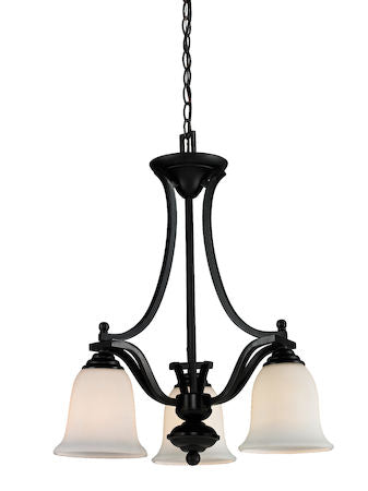 Z-Lite Lagoon 3 Light Chandelier 702-3-BRZ
