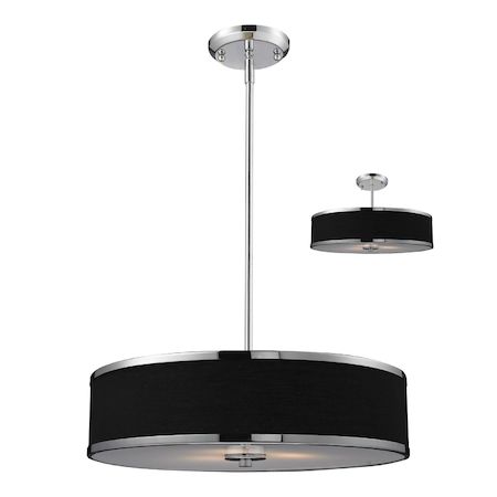 Z-Lite Cameo 3 Light Convertible Pendant 168-20
