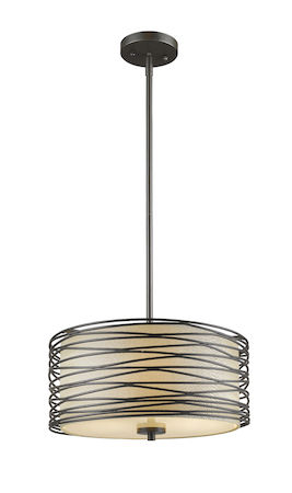 Z-Lite Zinnia 3 Light Pendant 2009-14BRZ