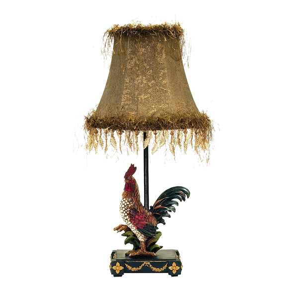 Petite Rooster Table Lamp in Ainsworth Finish