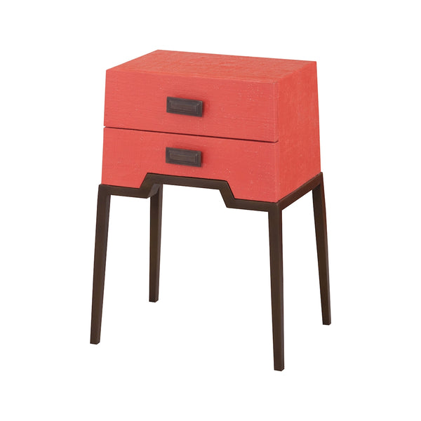 Ziggy Grapefruit Accent Table