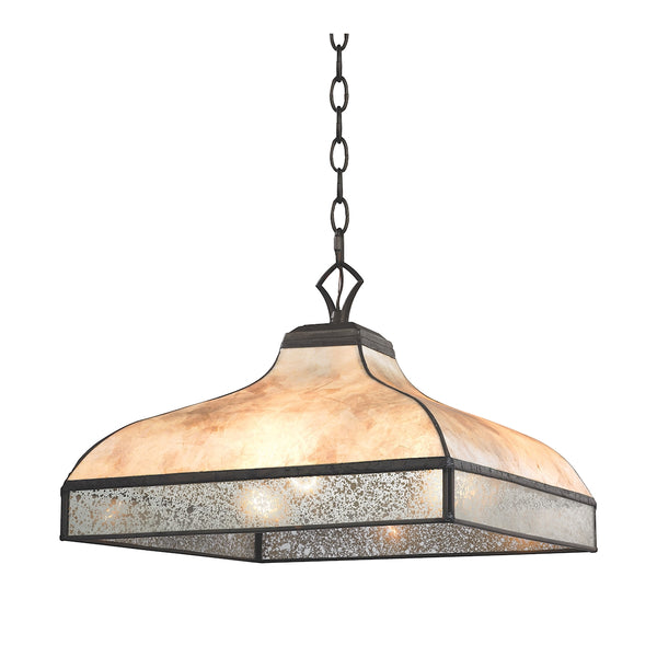 Santa Fe 3 Light Pendant In Tiffany Bronze