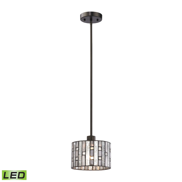 Ethan 1 Light LED Pendant In Tiffany Bronze
