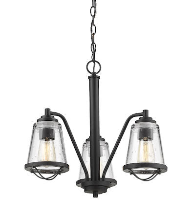 Z-Lite Mariner 3 Light Chandelier 444-3-BRZ