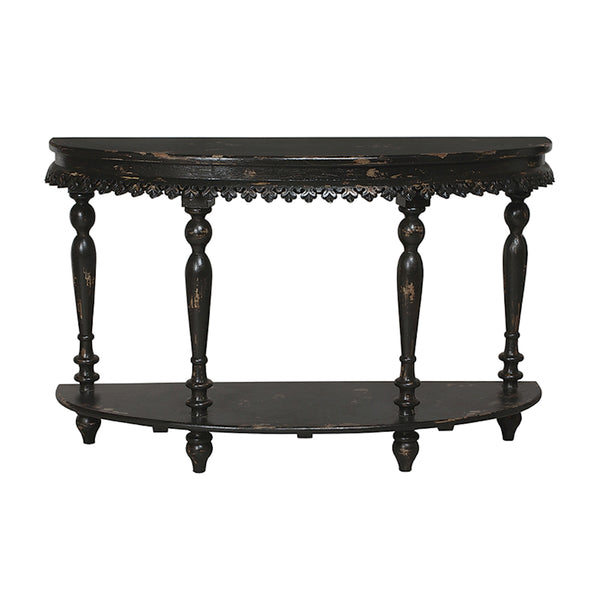 Fleur De Lis Demilune Table