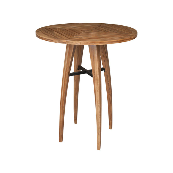 Teak Wood Bistro Table In Euro Teak Oil