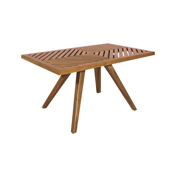 Teak Patio Coffee Table In Euro Teak Oil