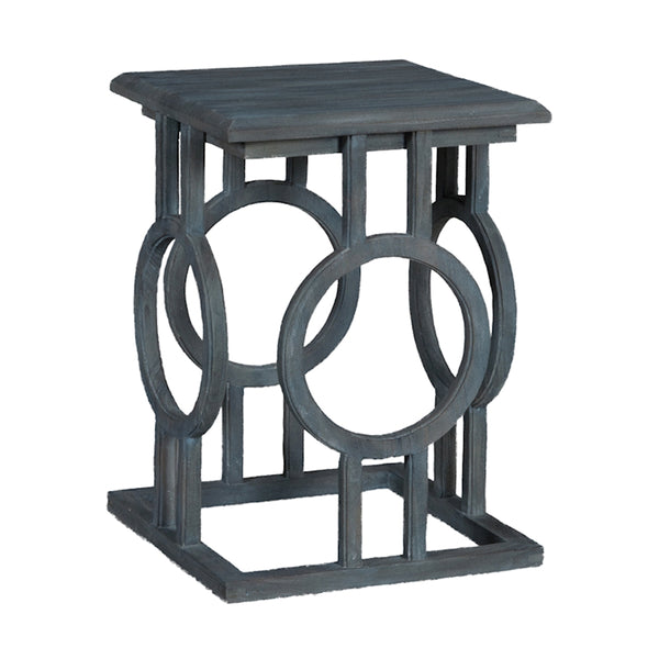 Circle Cutout Accent Table