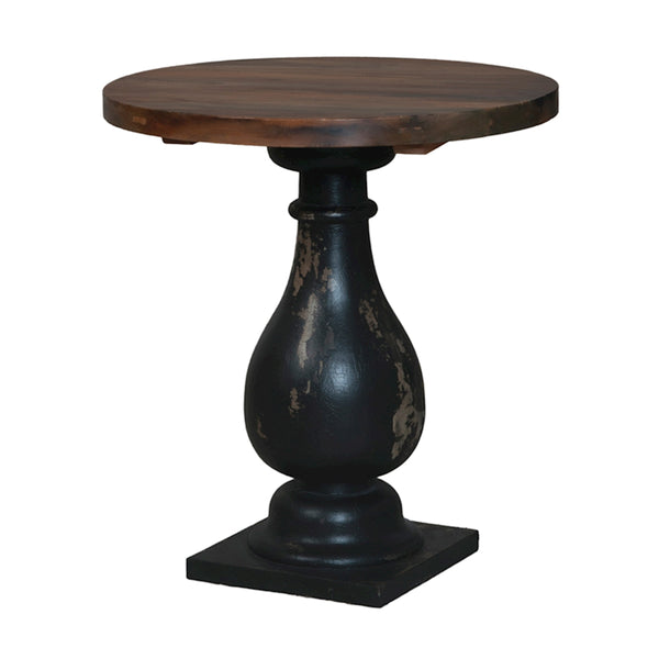 Woodlands Pedestal Side Table
