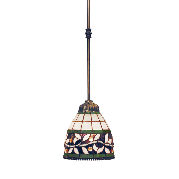 English Ivy 1 Light Pendant In Tiffany Bronze
