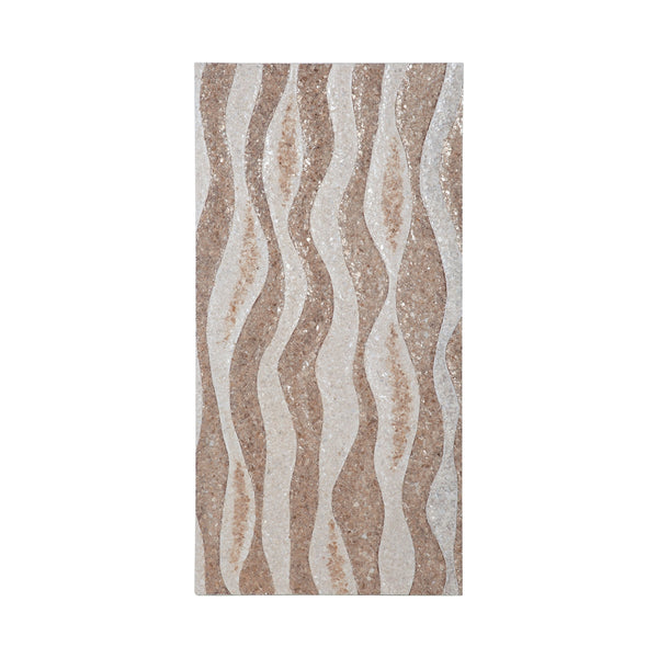 Capiz Shell Wave Wall Panel