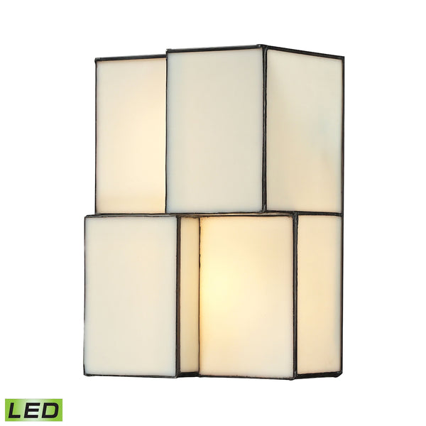 Cubist 2 Light LED Wall Sconce In Brushed Nickel
