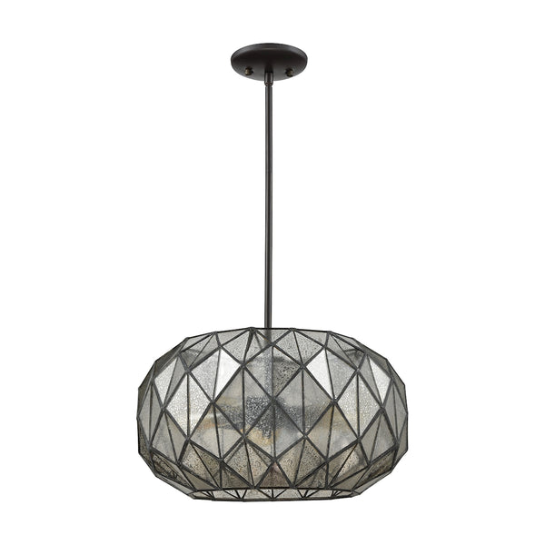Tetra 3 Light Pendant In Oil Rubbed Bronze