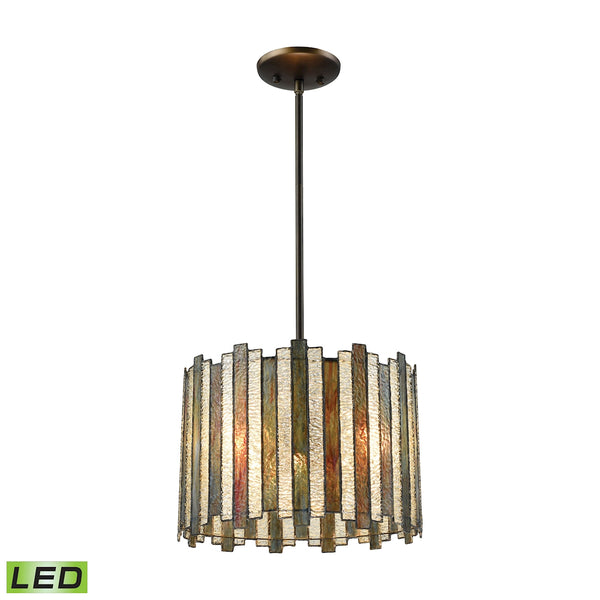 Lineage 3 Light LED Chandelier In Oil Rubbed Bronze