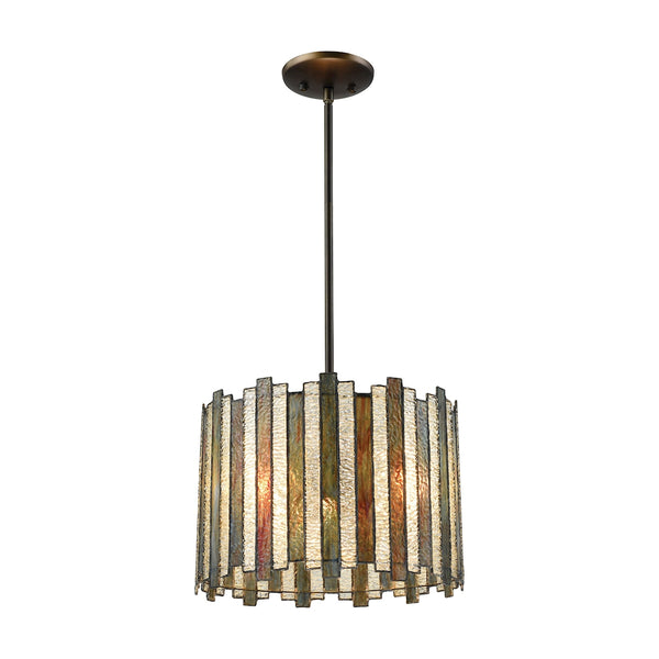 Lineage 3 Light Chandelier In Oil Rubbed Bronze