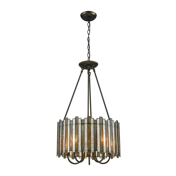 Lineage 5 Light Chandelier In Oil Rubbed Bronze