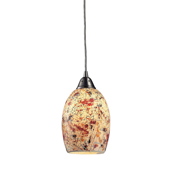 Avalon 1 Light Pendant In Satin Nickel