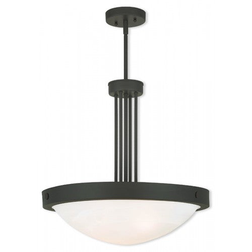 Livex Lighting New Brighton 4 Light Bronze Pendant
