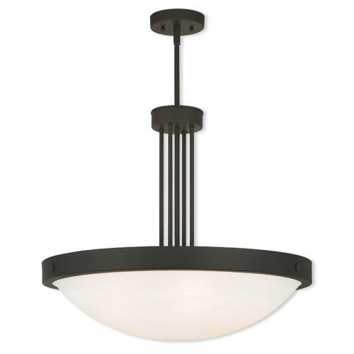 Livex Lighting New Brighton 5 Light Bronze Pendant