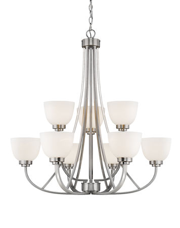 Z-Lite Ashton 9 Light Chandelier 443-9-BN