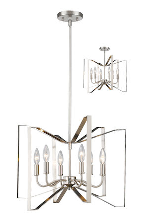 Z-Lite Marsala 6 Light Pendant 4000P-BN